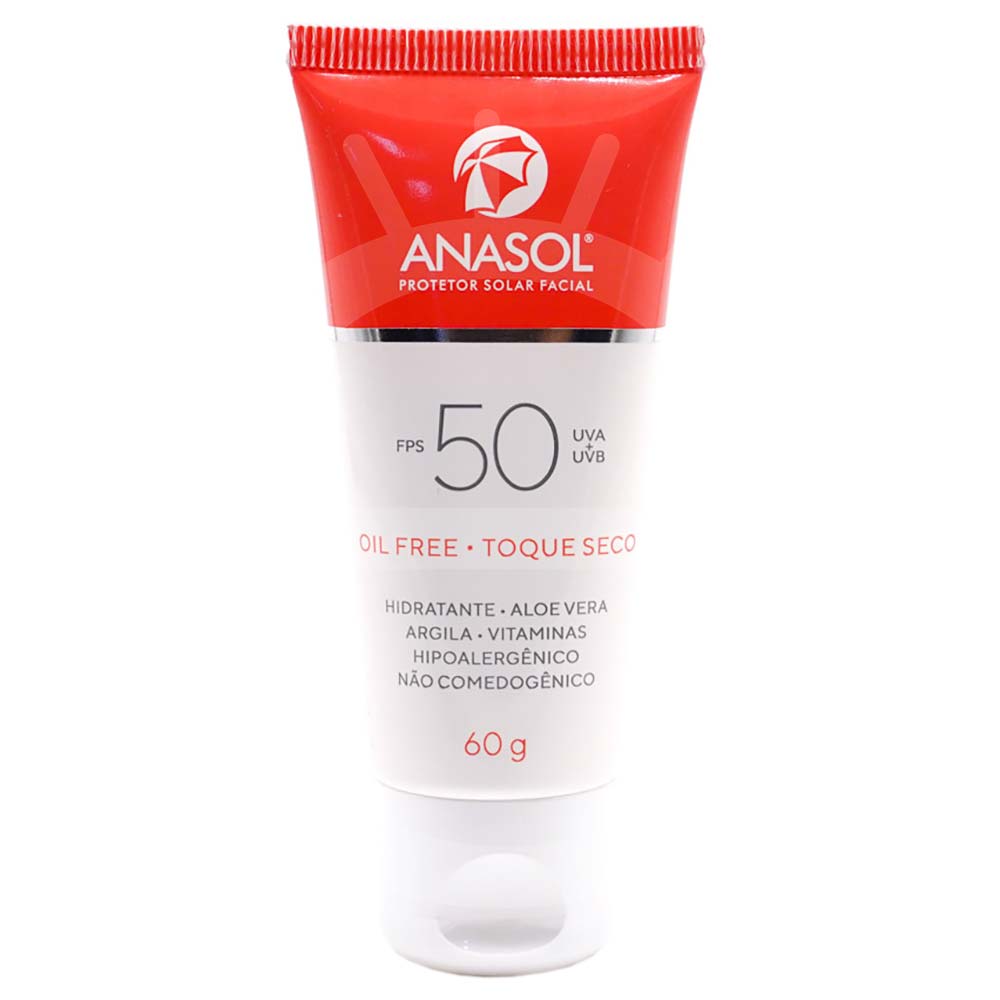Protetor Solar Facial FPS 50 Anasol — 60g