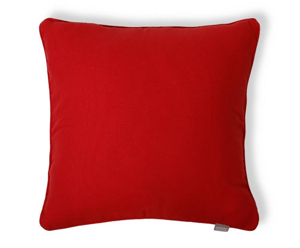 Capa de Almofada com Cordonê Vermelho Vermelho