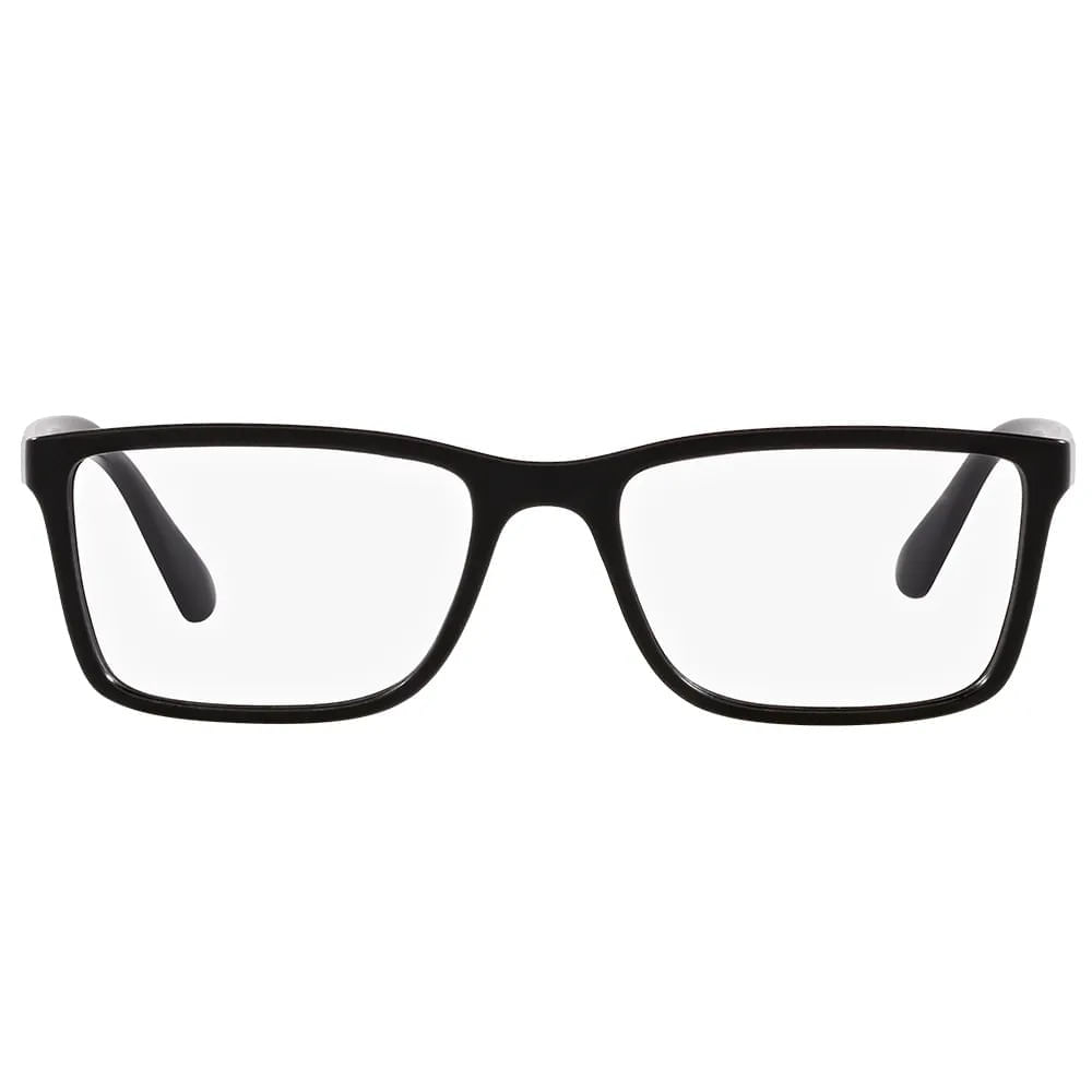 Foto 2 de Armação de Óculos de Grau Masculino Tecnol Retangular TN3089 cor Preto