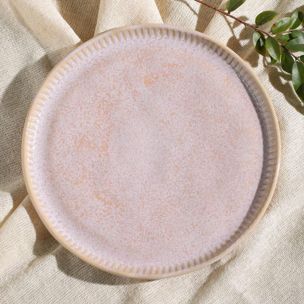 Foto 4 de Conjunto com 6 Pratos de Sobremesa Linhas Litchi Ø21,5cm