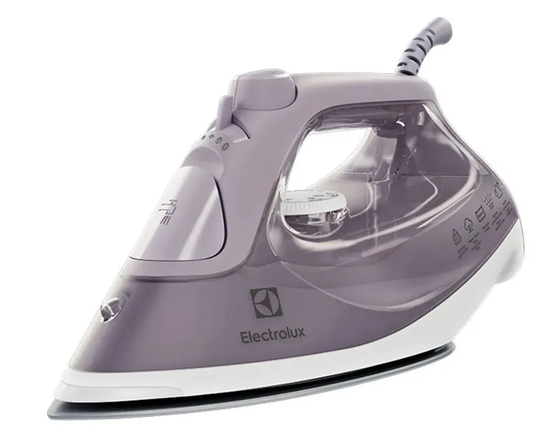 Ferro de Passar a Vapor e a Seco Electrolux Lavanda Experience Care PowerVapour ESI50 - 127v 127v
