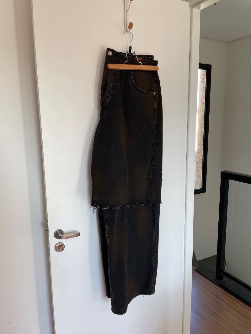 Foto 5 de Calça Piet Layered Denim Black — 46, Usado