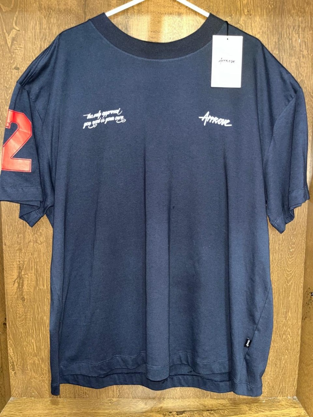 Camiseta Approve Huge Numbers Premium Navy Blue — G, Novo