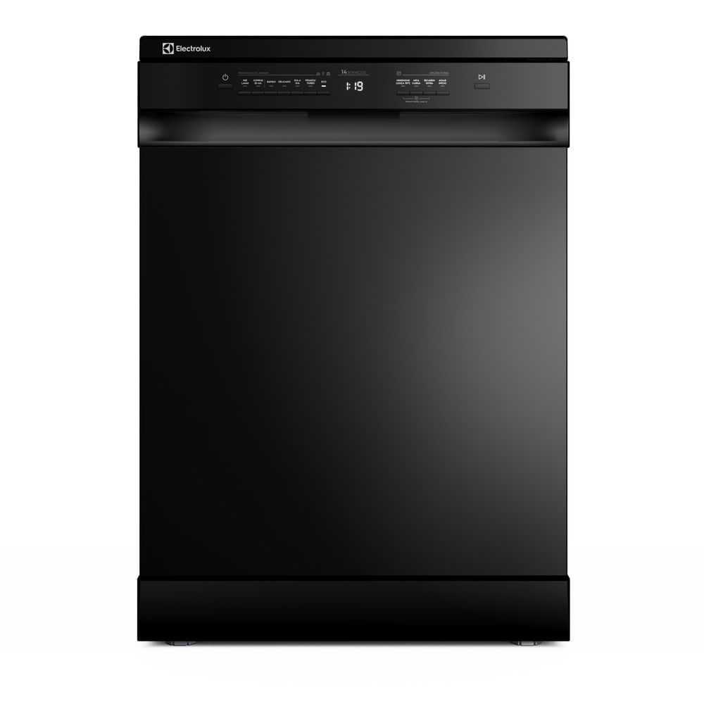 Lava-Louça Electrolux 14 Serviços Preta com Programa Lava e Seca 50 min (LP14E) 110
