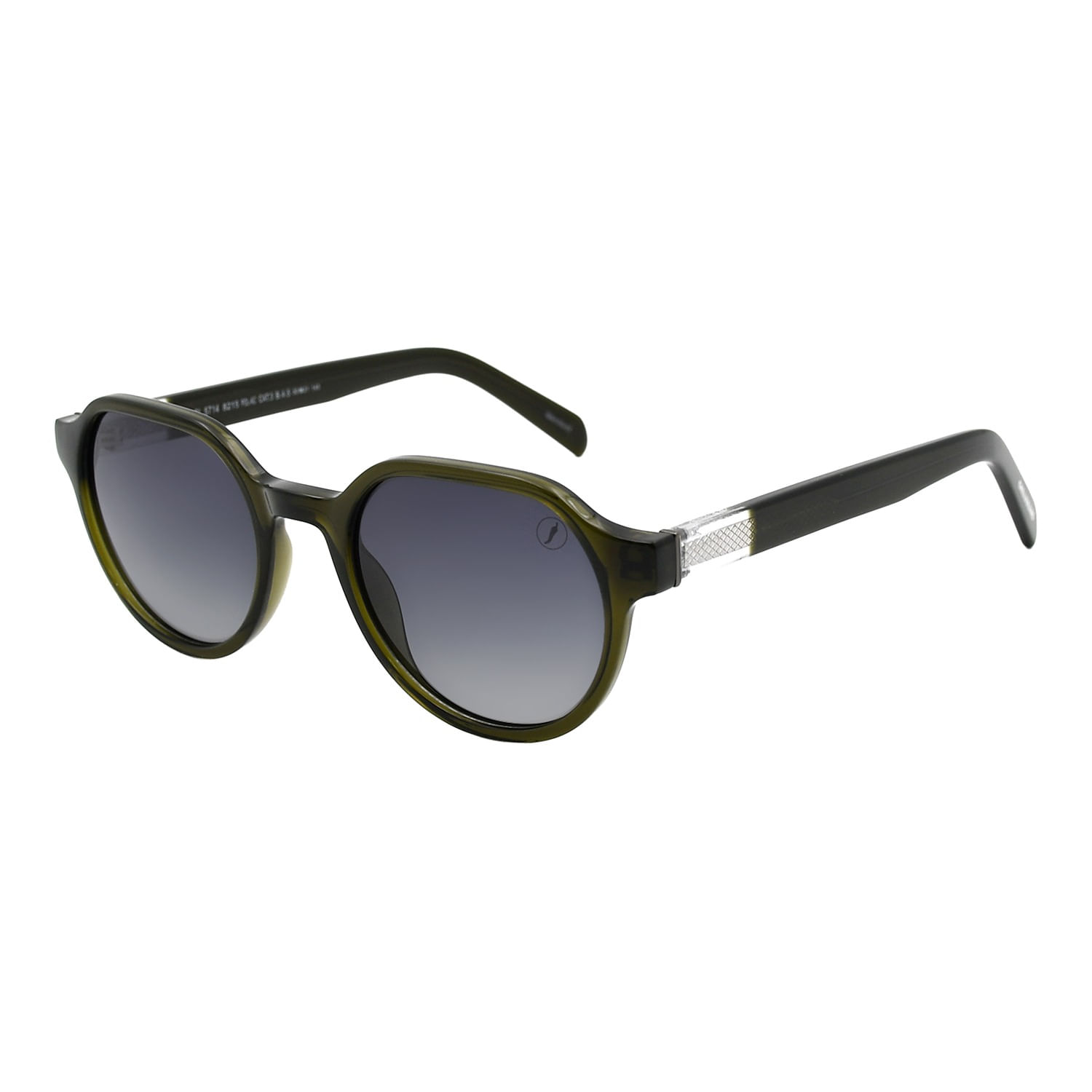 Óculos de Sol Masculino Nasa Redondo Polarizado Degradê Verde OC.CL.5714.8215 M