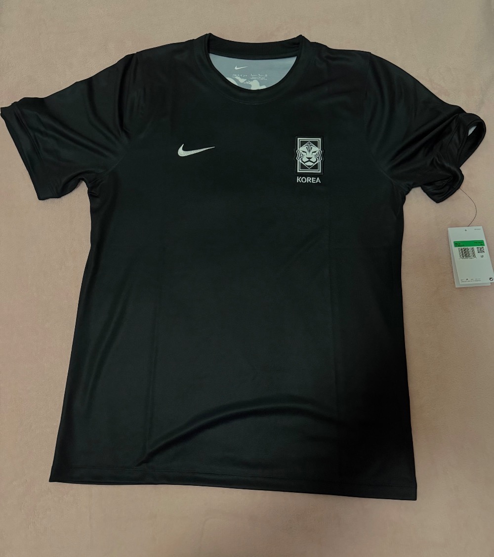 PEACEMINUSONE x South Korea x Nike Camiseta KFA Academy Pro Football Black — XG, Novo