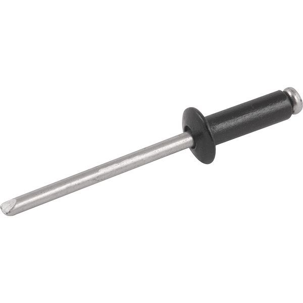 Rebite Alumínio Preto 3,2x16mm 316 com 1000 peças - Vonder