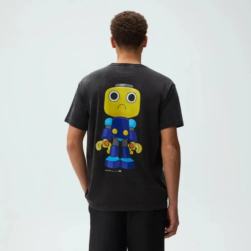 Foto 2 de Capcom x Kith Camiseta Servbot Vintage Black — G, Novo
