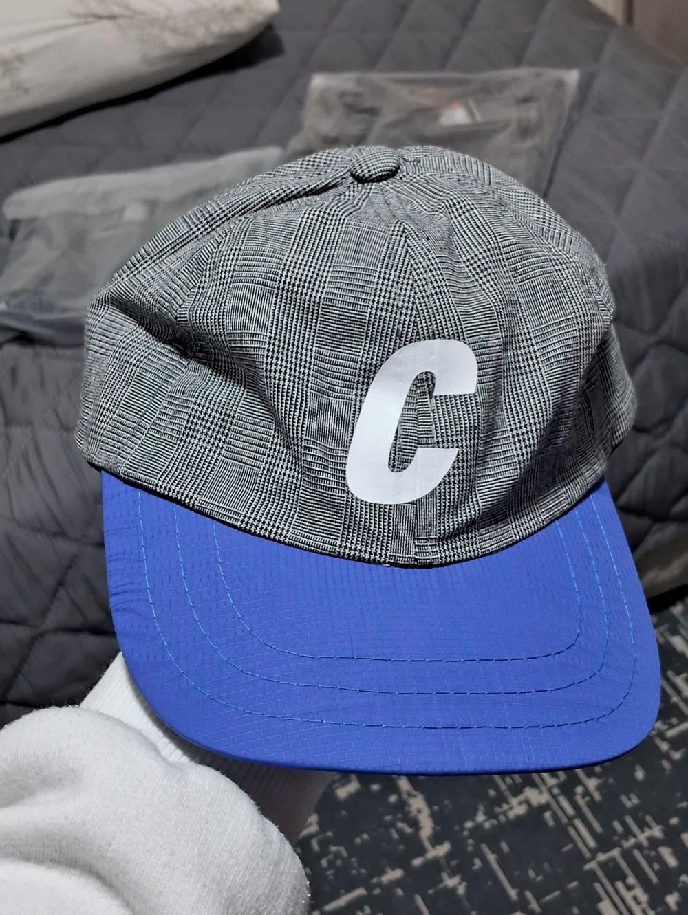 Boné Class Classic Sport C Logo Plaid Blue — Único, Novo