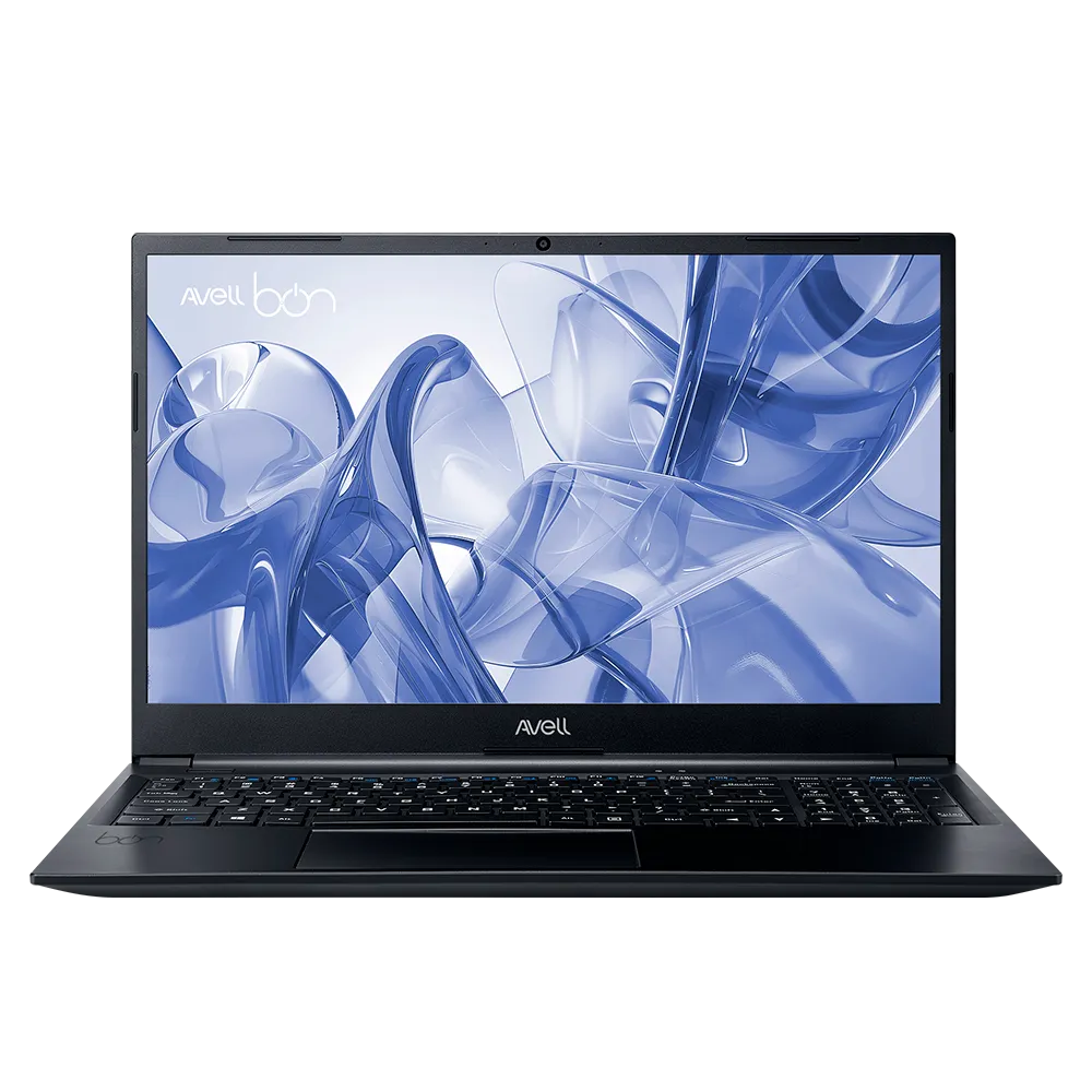 Notebook Avell B.ON Lite New Black — Intel Core i5-1334U, Intel Iris Xe Graphics 80, 8GB DDR5, SSD M.2 NVME 256GB, Sem sistema operacional