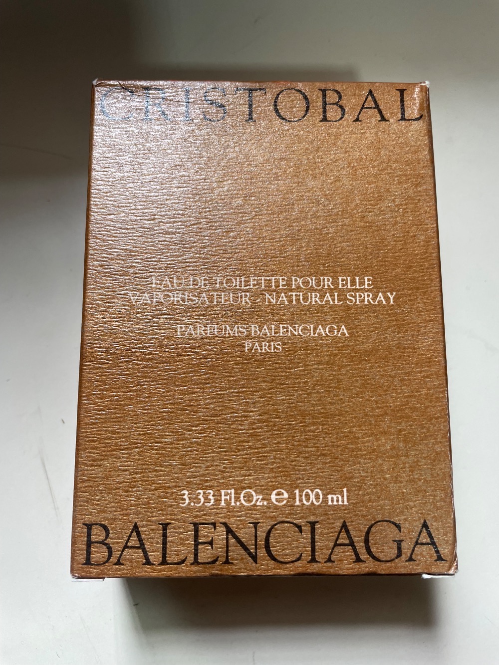 Perfume Balenciaga Vintage Cristobal Eau de Toilette 100ml — único, Usado