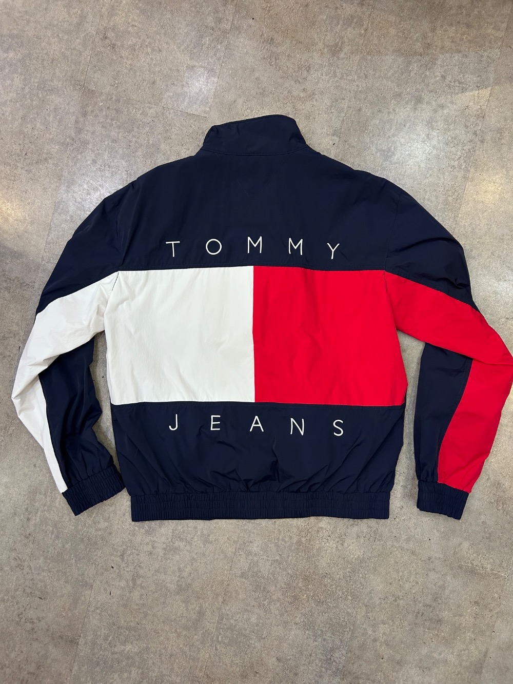 Jaqueta Tommy Jeans Heritage Flag Jas Dark Night Navy — M, Novo