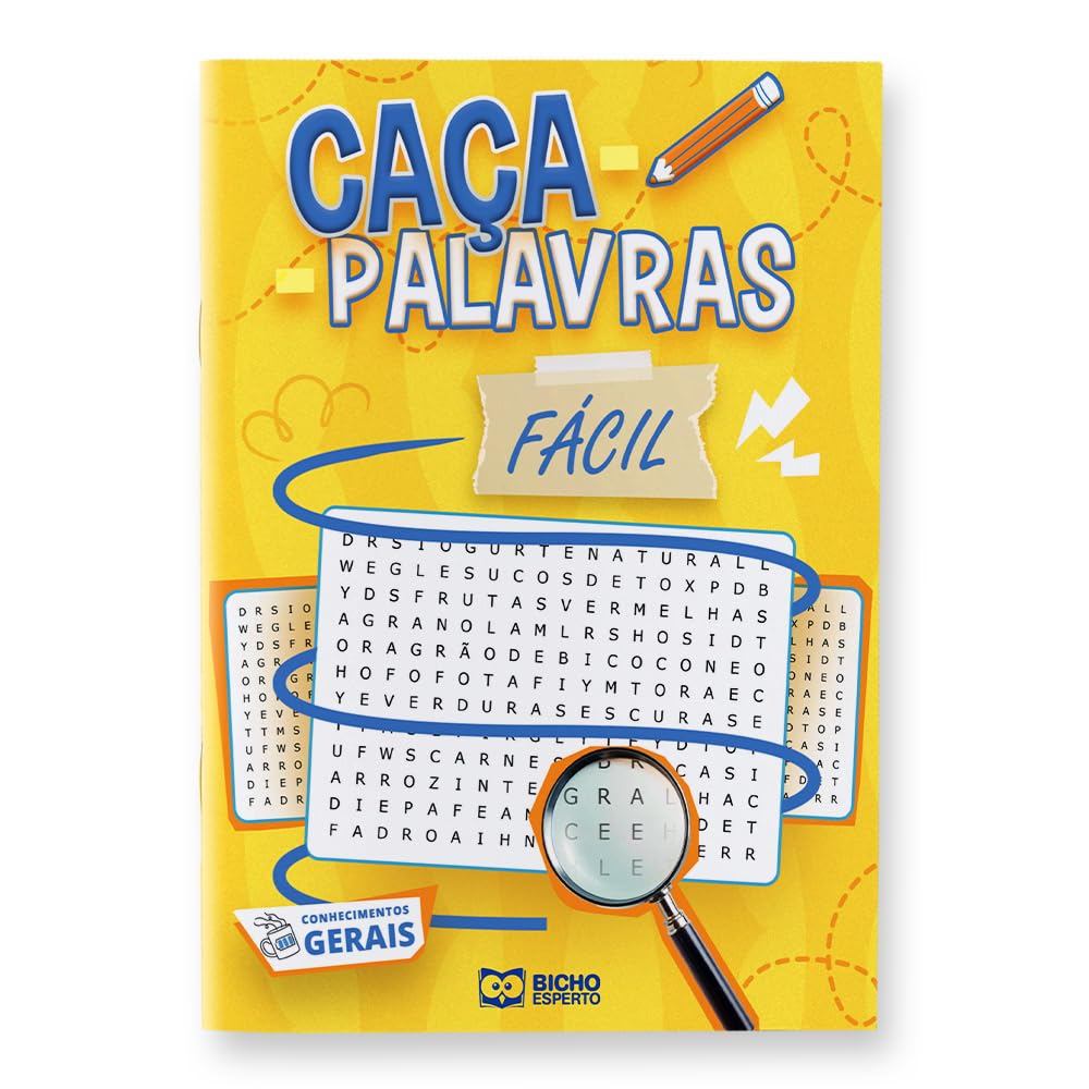Passatempos Caça-Palavras | Nível Fácil