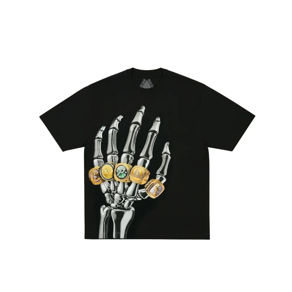 Camiseta Palace Mechanical Champion Black — G / XXG, Novo