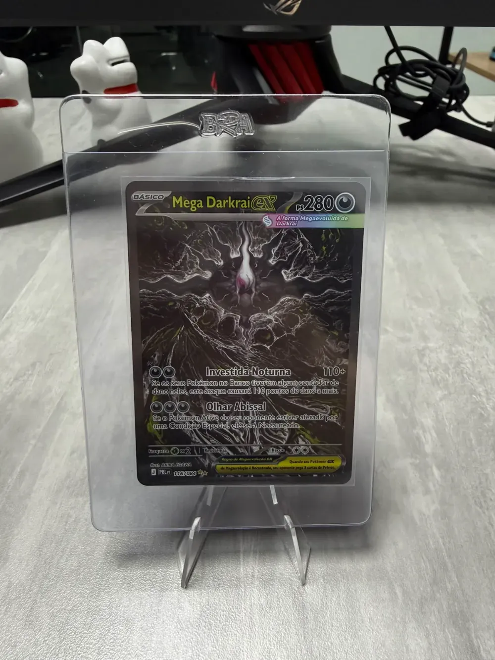 Mega Darkrai ex (116/84) Escuridão Absoluta Pokémon TCG — Near Mint, Novo