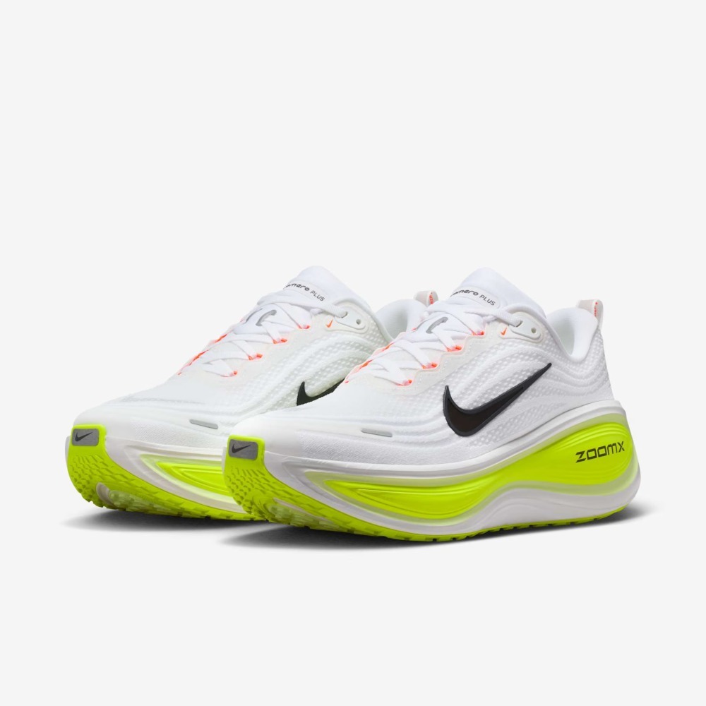 Nike Vomero Plus White Volt Barely Black — 41, Novo
