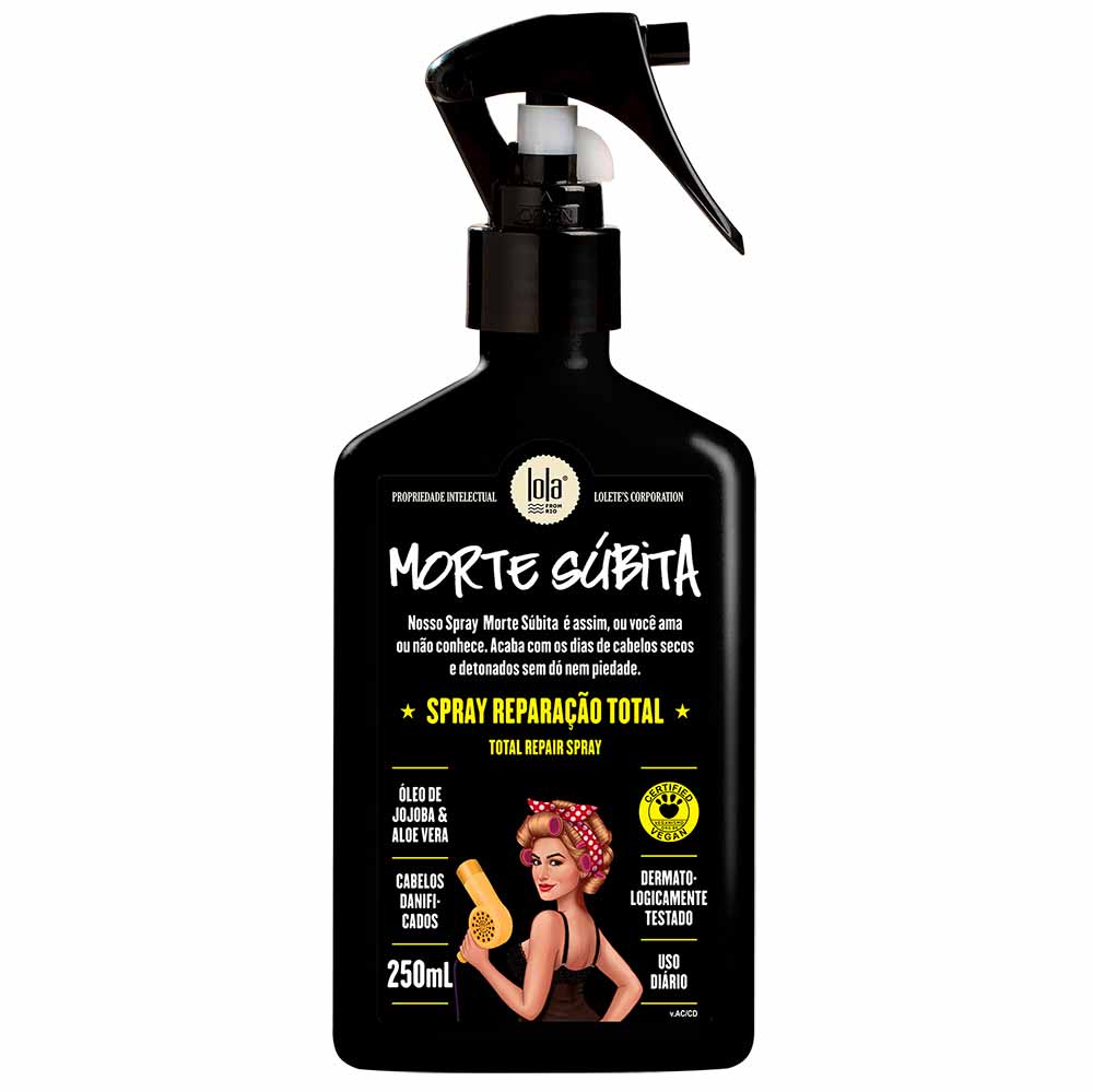 Spray Capilar Lola Cosmetics Morte Súbita Reparação Total — 250ml