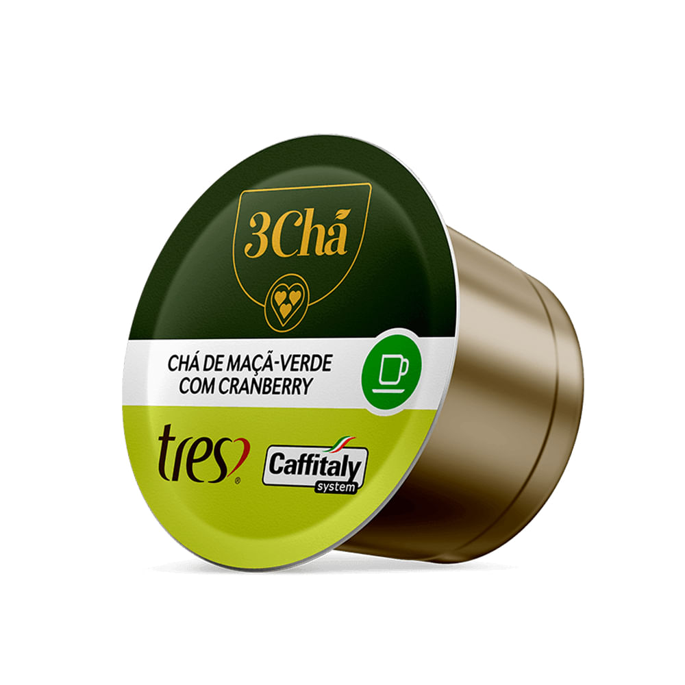 Foto 4 de Cápsula de Chá de Maçã Verde com Cranberry TRES 3Chá