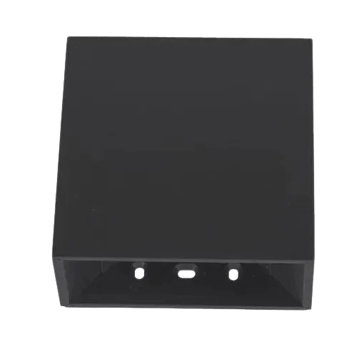 LUMINARIA ARANDELA PRETA 4W 3000K 9498 GALAXY