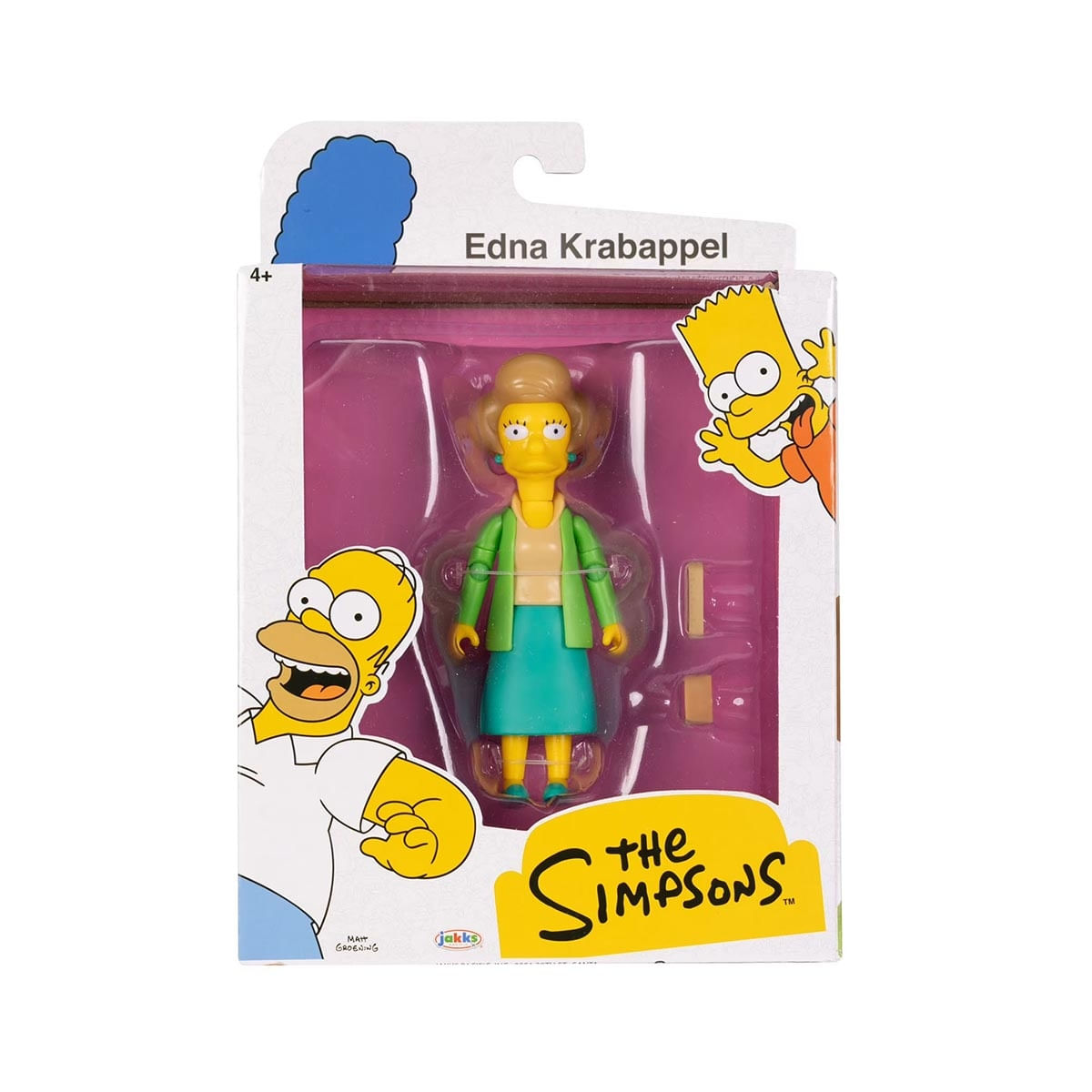 Boneca Edna Krabappel de 12cm - Os Simpsons