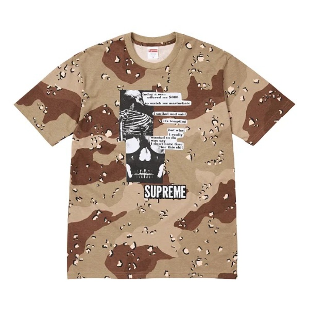 Camiseta Supreme Anatomy Chocolate Chip Camo — XG, Novo