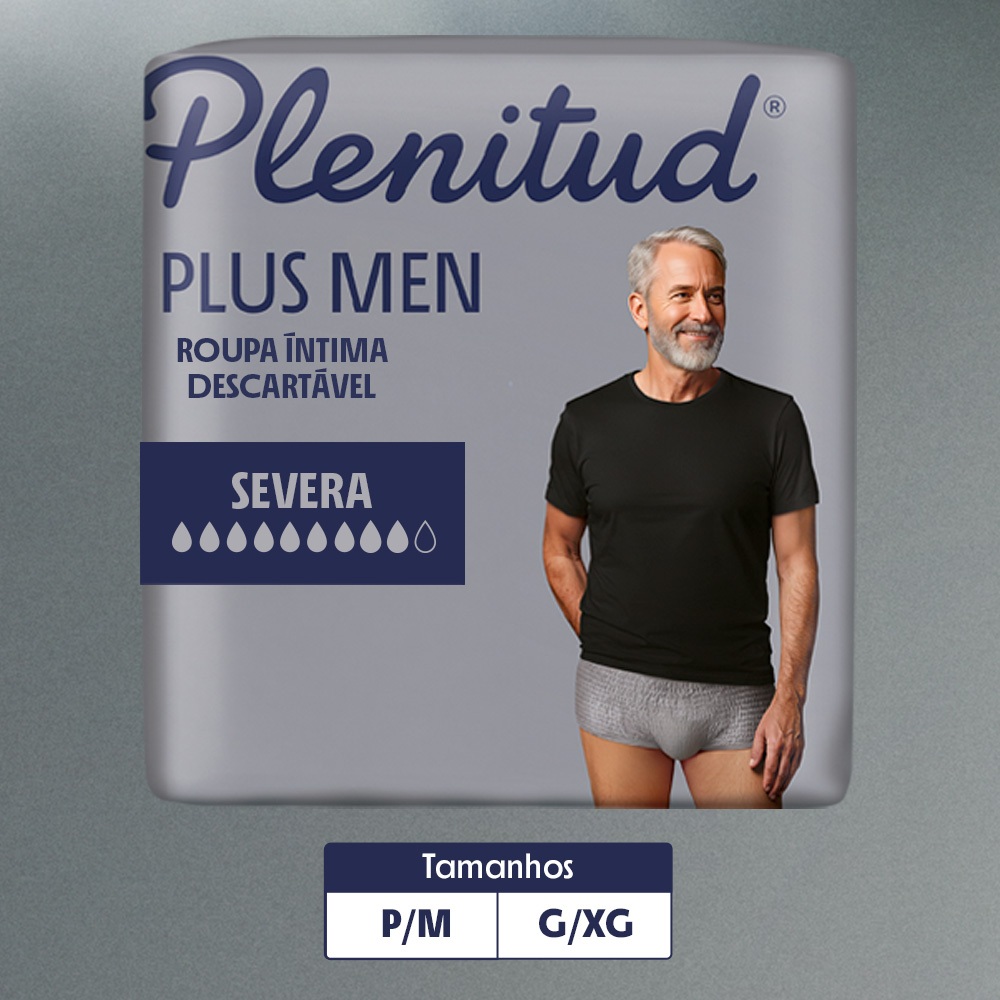 Roupa Íntima Plentiud Plus Men P/M-G/XG