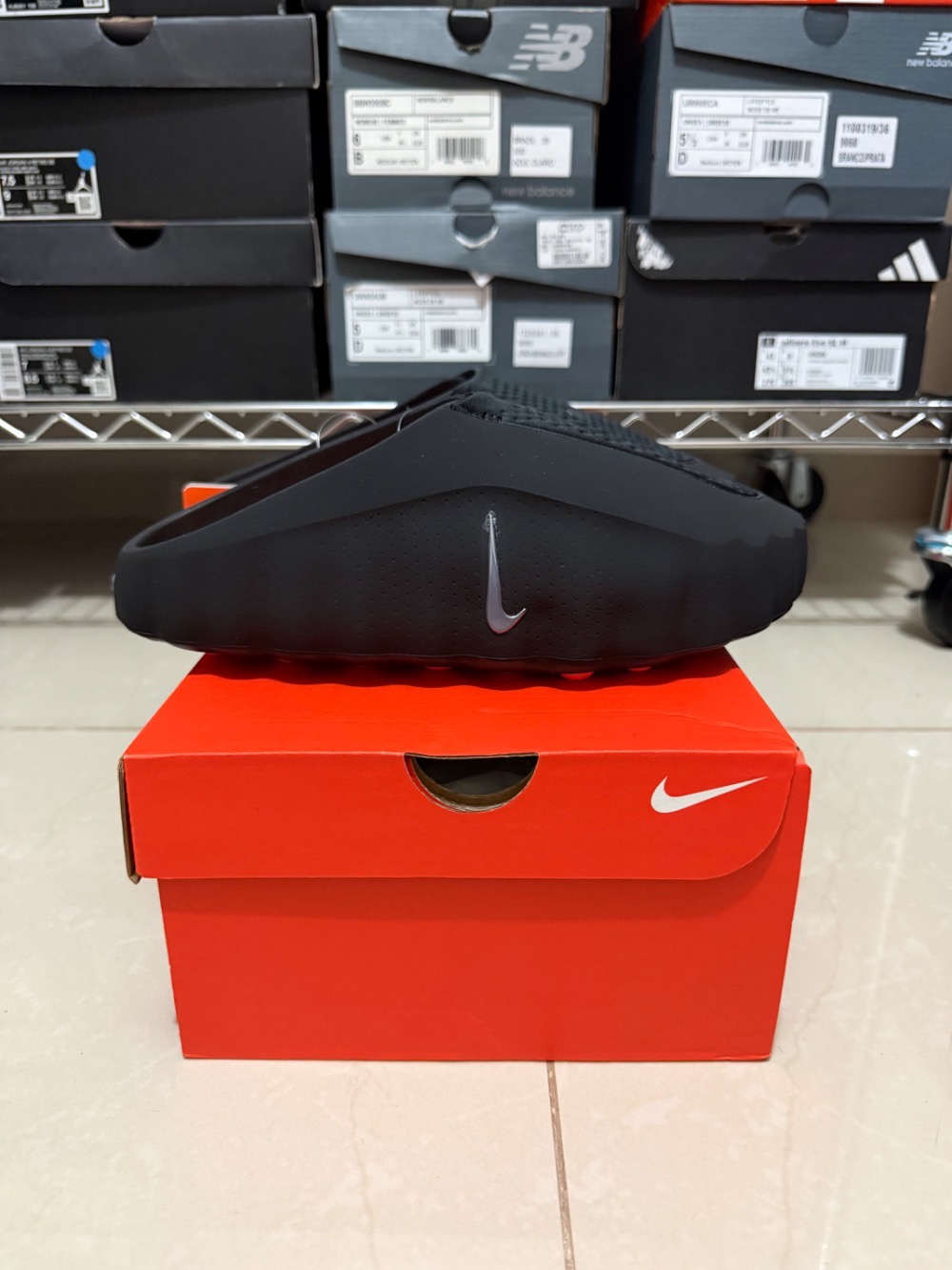 Nike Mind 001 Slide Black Chrome — 40, Novo