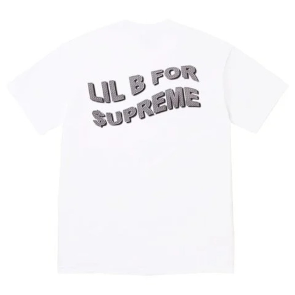 Camiseta Supreme Based Tee White SS26-W18 — G, Novo