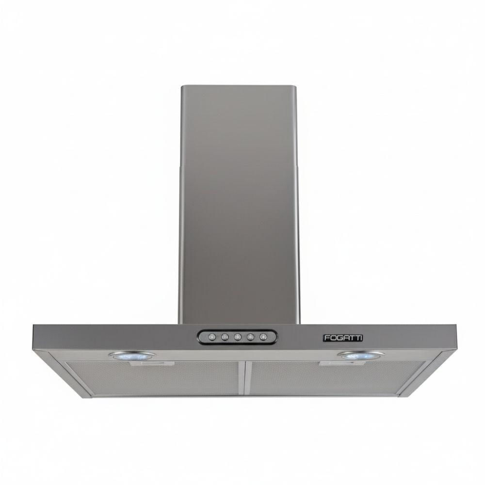 Coifa de Parede Fogatti Retangular Duto Slim 60cm Inox com Exaustor e Depurador 220V