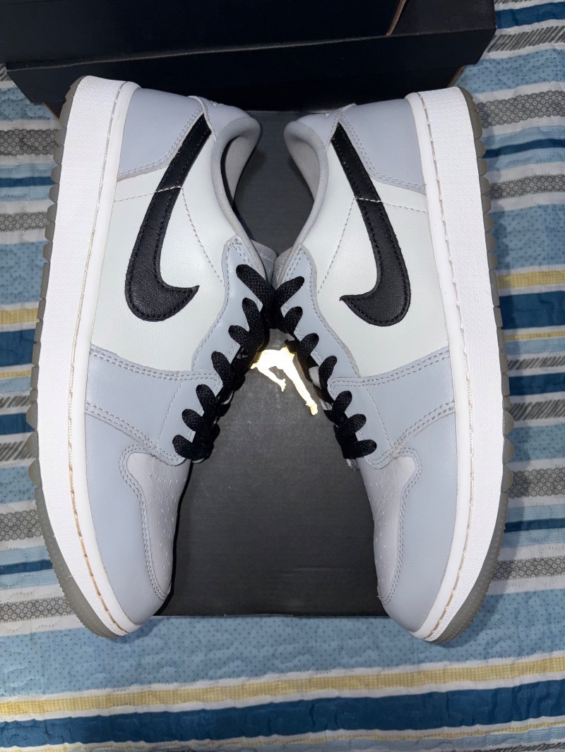 Foto 3 de Air Jordan 1 Low Golf Wolf Grey — 41, Usado