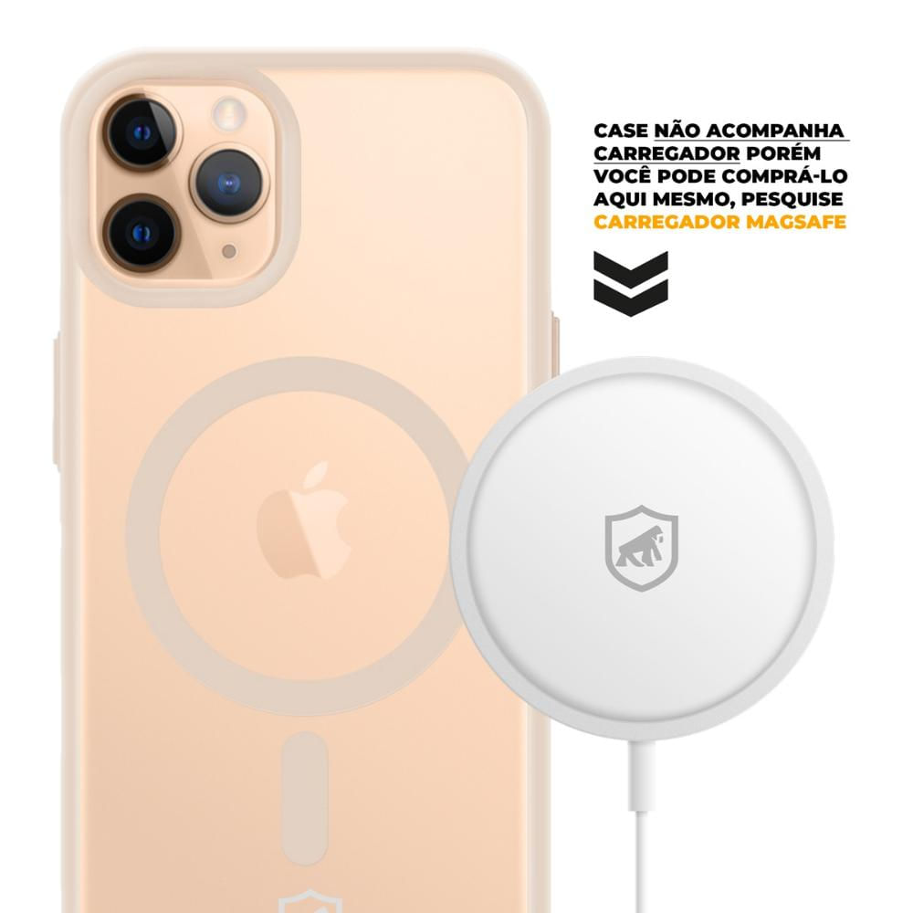 Foto 5 de Capa case capinha MagSafe para iPhone 11 Pro Max - Rosa - Gshield