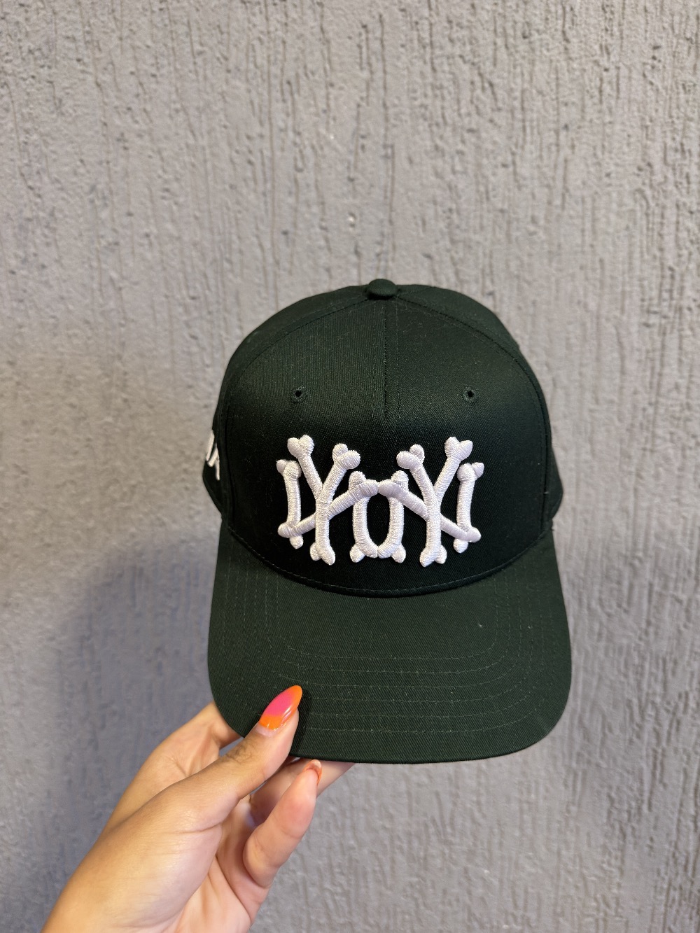 Boné oMA Studios NY NY Bones Curved Brim Forest — Único, Novo