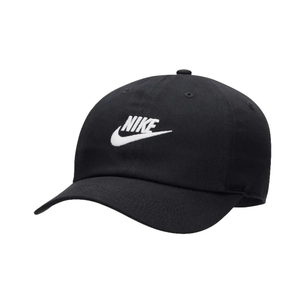 Boné Nike Club Futura Wash Kids Black — Único / 7-3/4, Novo