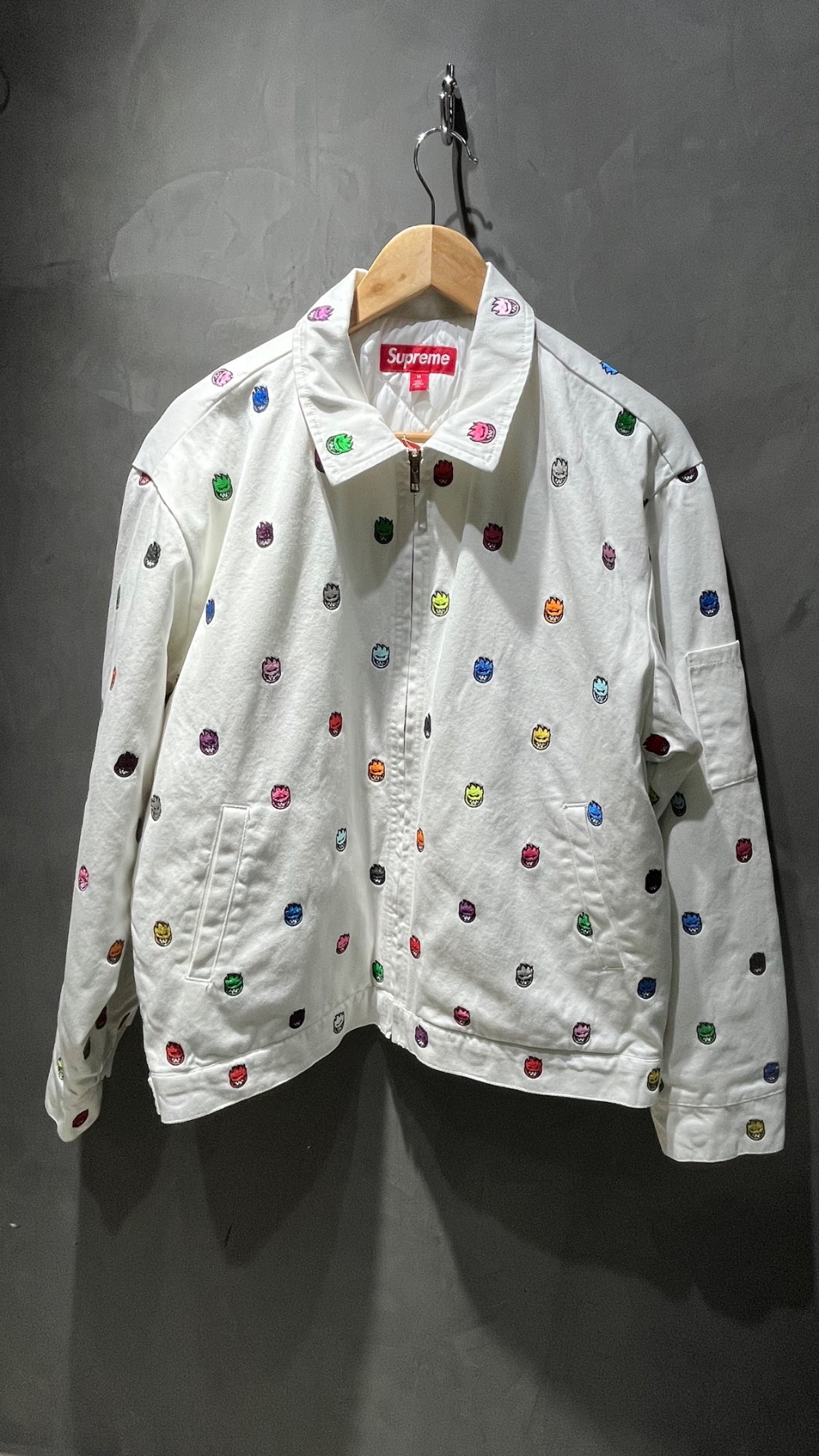 Spitfire x Supreme Jaqueta Work White SS26-W17 — G, Novo