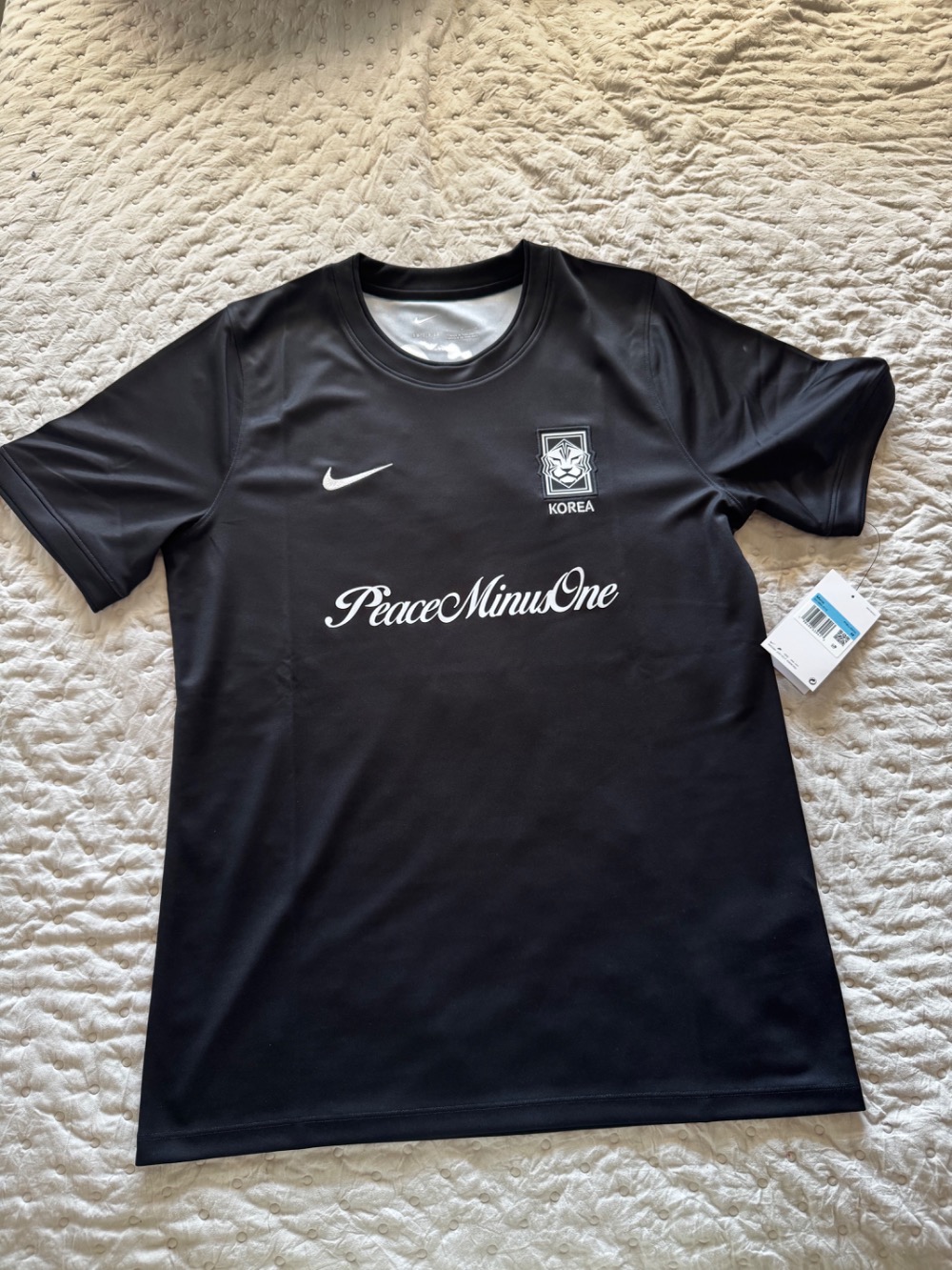 PEACEMINUSONE x South Korea x Nike Camiseta Korea Black (Asian Size) — M, Novo