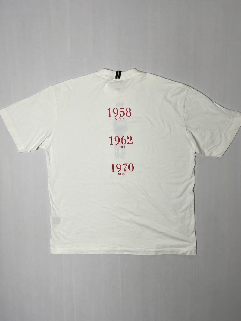 Foto 3 de Camiseta Class Jules Rimet Off-White — XXG, Usado