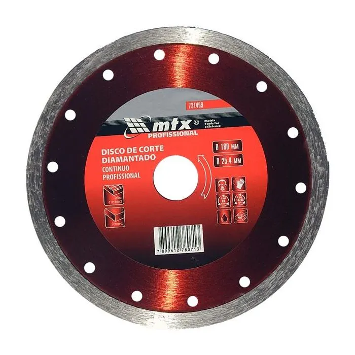 DISCO CORTE DIAMAN CONTINUO 110 X 20MM ANEL ADAP 16MM-MTX