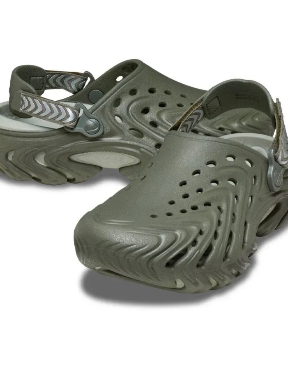 Crocs Echo II Clog Chrome Silver — 39 / 40 / 41 / 42 / 43 / 44, Novo