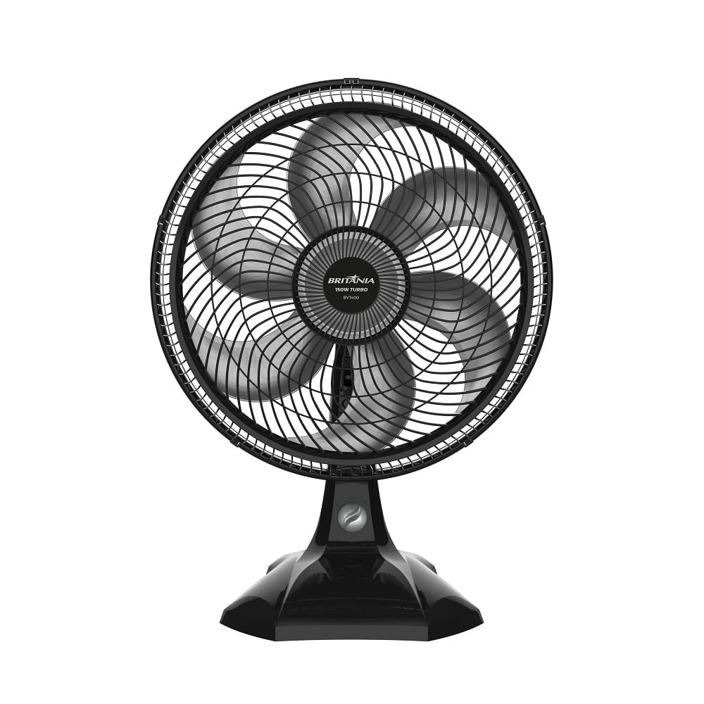 Ventilador de Mesa Britânia 40CM Preto BVT400 – 127 Volts 110