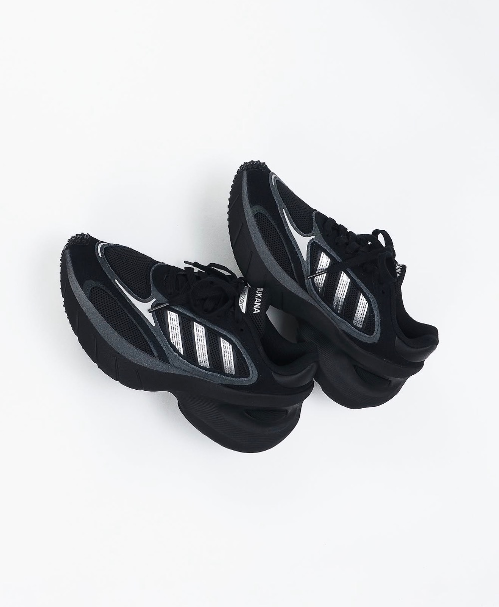 adidas Adizero Goukana Core Black Silver Metallic Carbon — 43, Novo