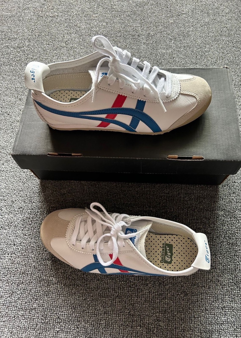 Onitsuka Tiger Mexico 66 White Blue — 34, Novo