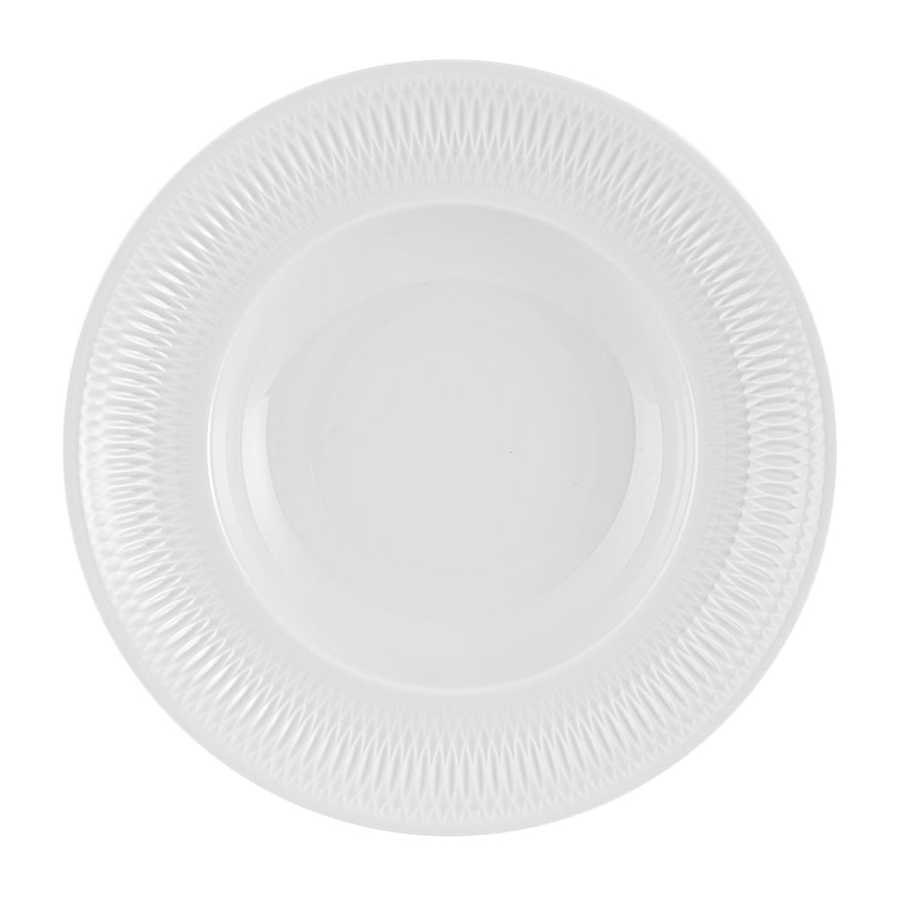 Prato Pasta Utopia 28 cm Porcelana Branco Vista Alegre Atlantis