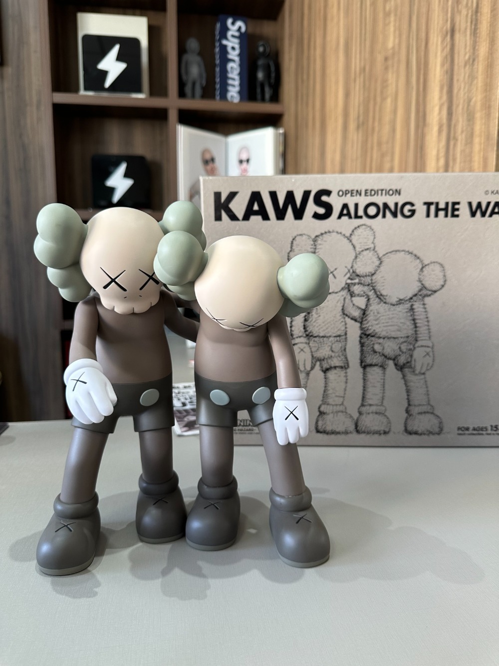 KAWS Along The Way Brown — Único, Novo