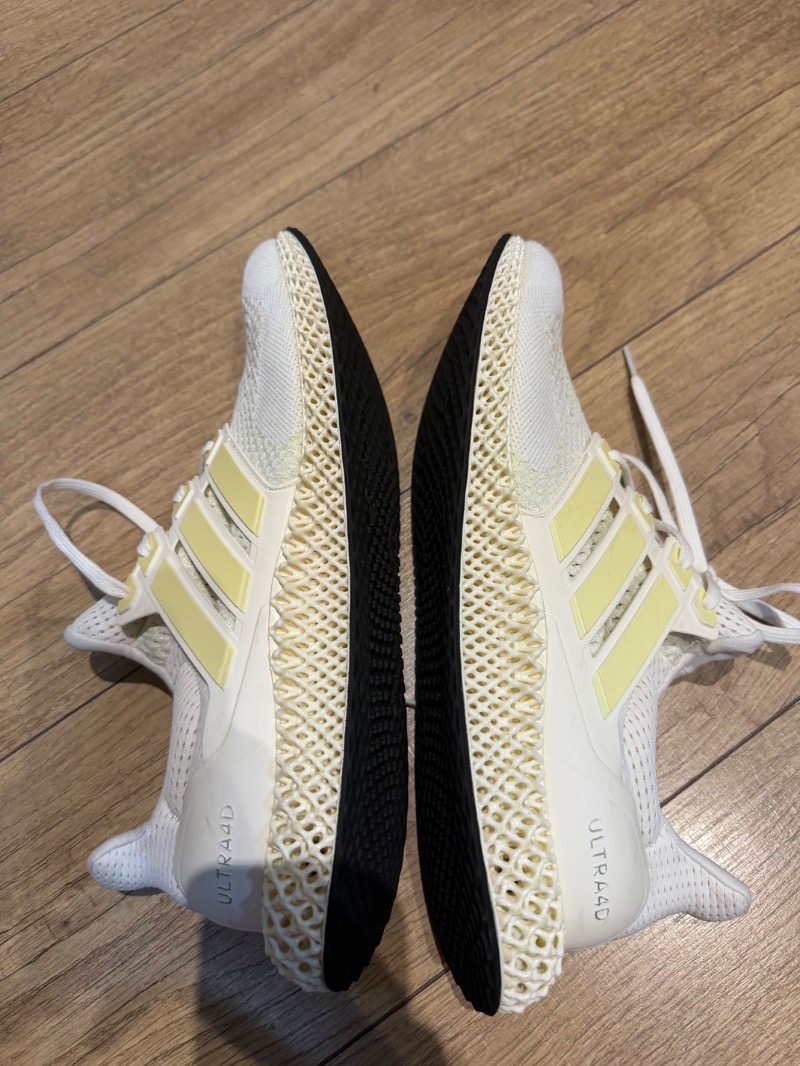 Foto 3 de adidas Ultra 4D Core White Almost Lime Silver Metallic — 44, Usado