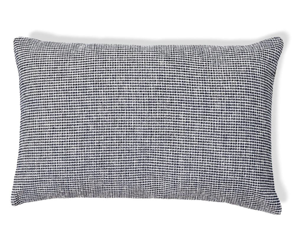 Capa Almofada Retangular Tear Tweed Azul Marinho Westwing Azul