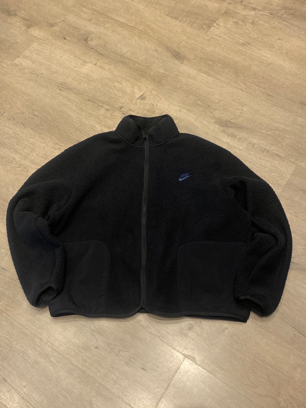 Jaqueta Nike Club Sherpa Black — G / XG, Novo