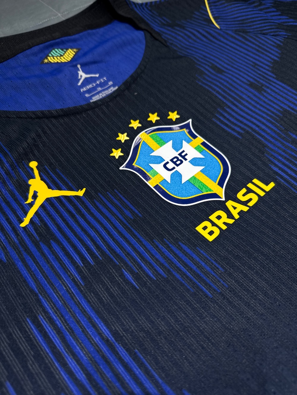 Camiseta Air Jordan II Brasil Jogador 2026/27 Blue — XG, Novo