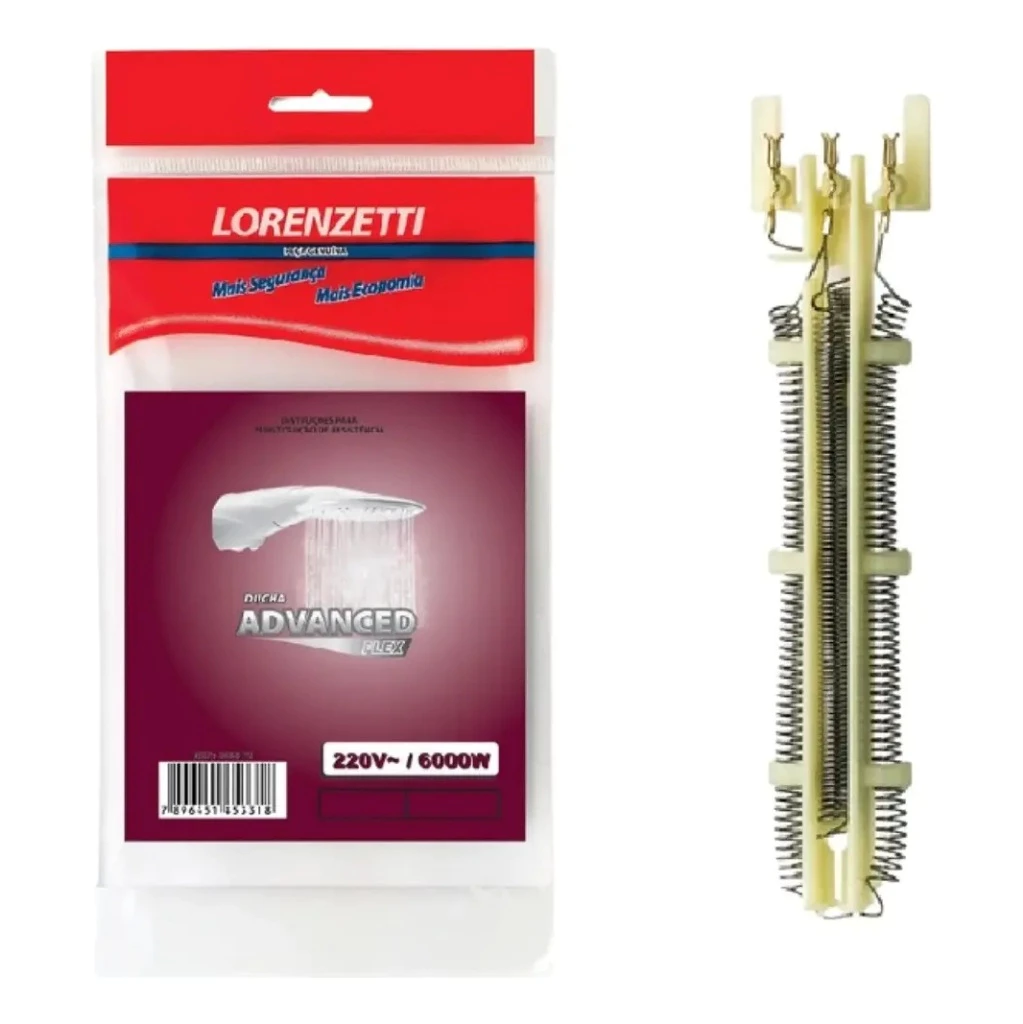 Foto 2 de Resistência Lorenzetti Eletr Advanced Flex 220V 6000W 3055-F2