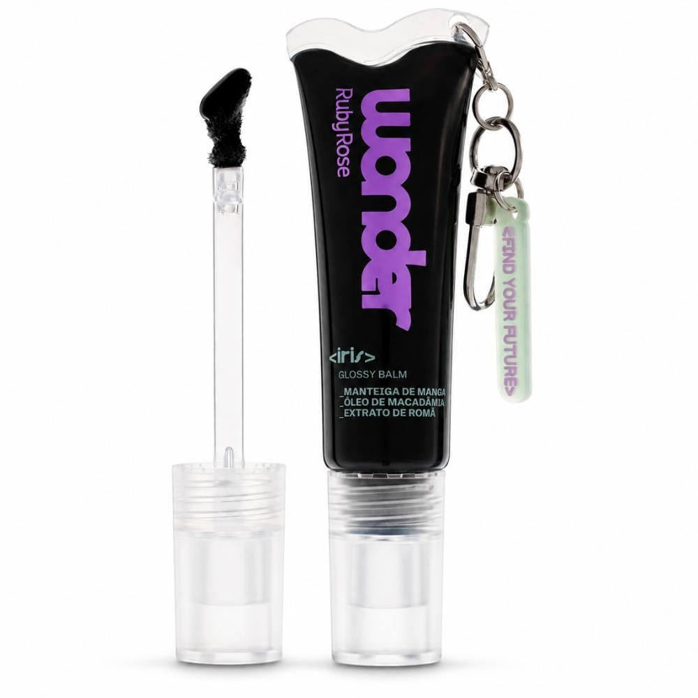 Glossy Balm Ruby Rose Wonder Iris Superstition Com Chaveiro Hb-l6413-6