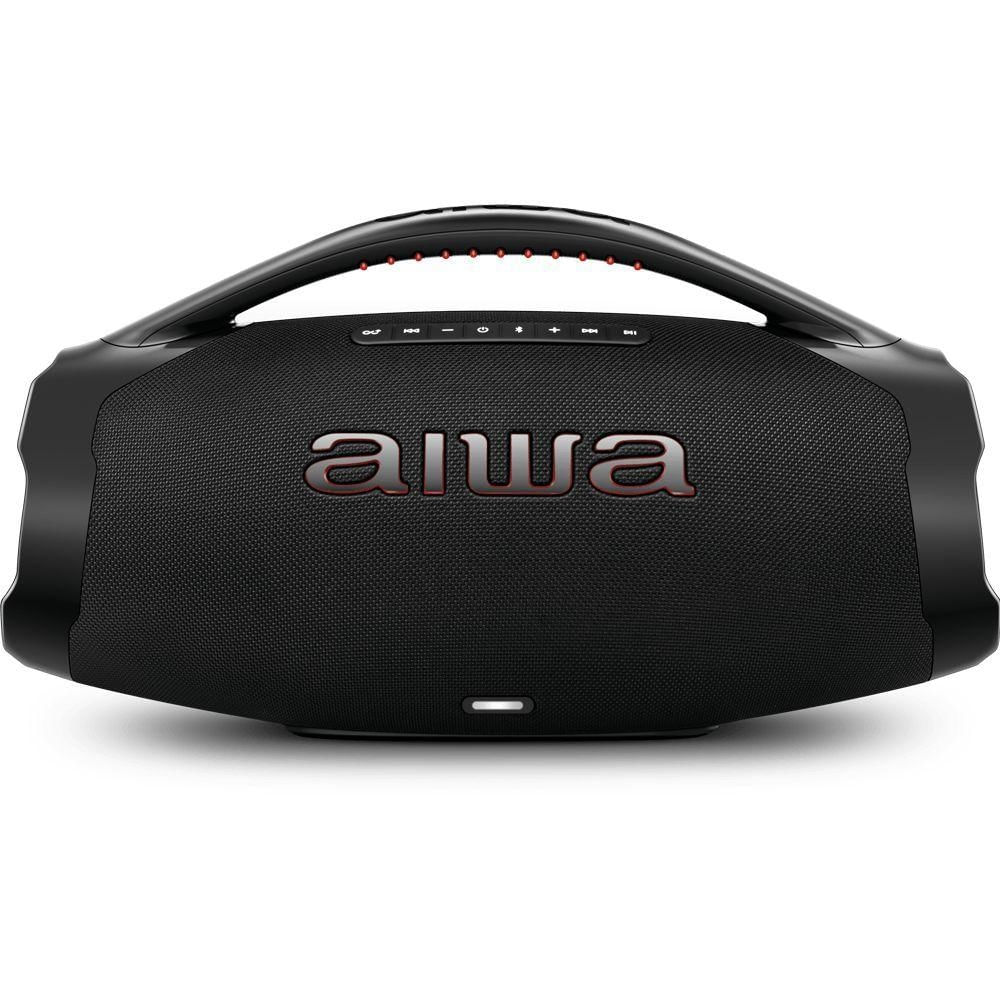 Caixa De Som Boombox Plus Aiwa BBS-01-B 200W Bluetooth 30h IP66 USB AWS-BBS-01-B Bivolt